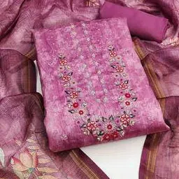 nyrika Women Floral Unstitched Dress Material-picture-12