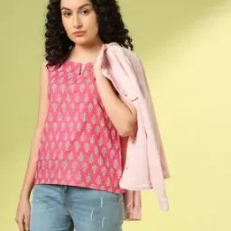 Women Floral Print Relaxed Fit Top-image-21