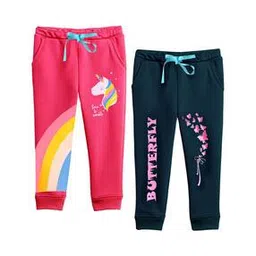 kuchipoo Girls Printed Joggers with Insert Pockets-picture-45