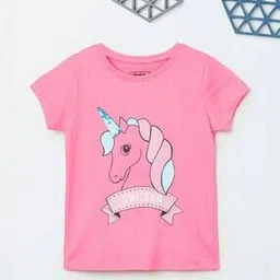 max Girls Graphic Print Stylised Fit T-Shirt-picture-16