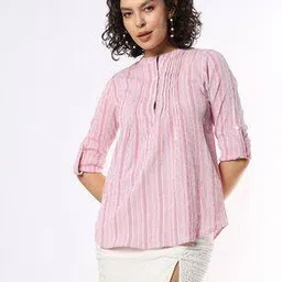 fyre rose Women Striped Relaxed Fit Top-picture-18