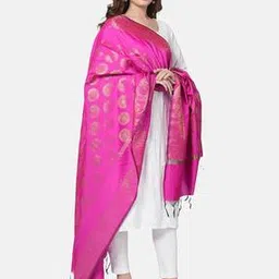 muffly Women Woven Dupatta with Tassels-picture-38