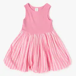 gap kids Girls Graphic Printed Sleeveless Round Neck Bubble Dress-picture-19