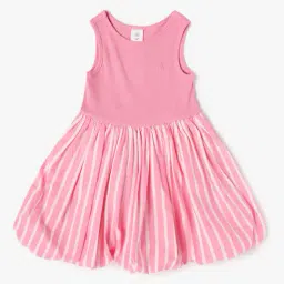 gap kids Girls Graphic Printed Sleeveless Round Neck Bubble Dress image 1