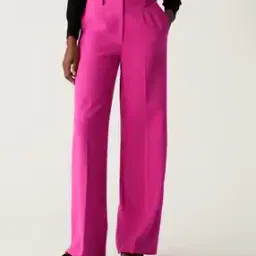 marks & spencer Wide-Leg Flat-Front Trousers-picture-10