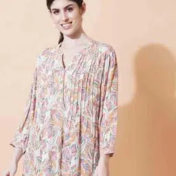 9 impression Women Leaf Print Relaxed Fit Tunic-picture-13