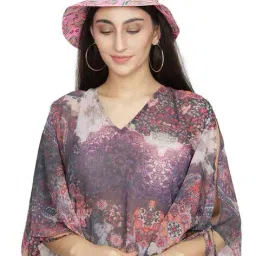 nuevosdamas Floral Print Sun Hat image 1