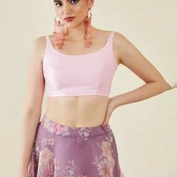 soch Round-Neck Back-Open Blouse-picture-43