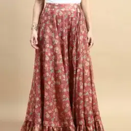 demoza Women Floral Print A-Line Skirt-picture-36