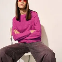 only Women Embroidered Regular Fit Sweatshirt-picture-10
