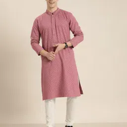swagg india Men Embroidered Regular Fit Long Kurta-picture-40
