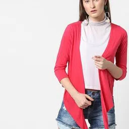 rio Open-Front Shrug with Dipped Hemline-picture-41