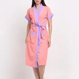 creeva Micro Terry Bath Robe with Waist Tie-picture-35