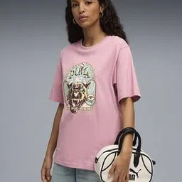 puma Women Relaxed Fit Crew-Neck T-Shirt-picture-16