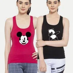 friskers Pack of 2 Graphic Print Tank Top-picture-53