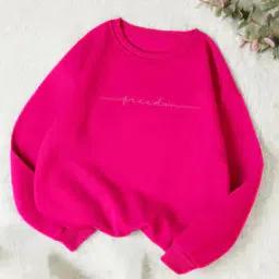 kotty Women Typographic Print Regular Fit Sweatshirt-picture-45