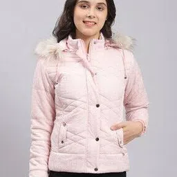 monte carlo Girls Typographic Print Hooded Jacket-picture-13