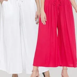 clora creation Pack of 2 Palazzos with Insert Pockets-picture-40