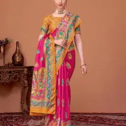 ri-wah Women Design Tassels and Latkans Traditional Saree-picture-47