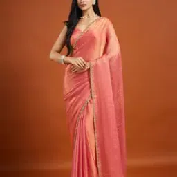 kasee Women Embroidered Saree with Contrast Border-picture-26