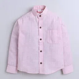 baat cheet Boys Striped Regular Fit Shirt with Full Sleeves-picture-11