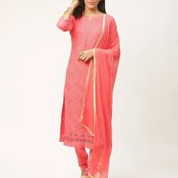 revangi Women Embroidered 3-Piece Unstitched Dress Material-picture-12