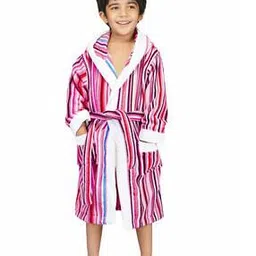 rangoli Kids Printed Hooded Bathrobe-picture-17