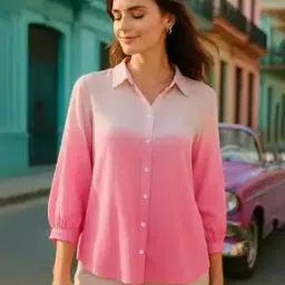 leia Women Regular Fit Ombre-Dyed Shirt-picture-40