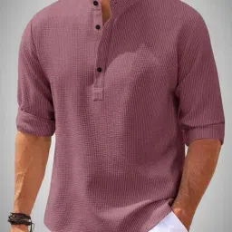 hoodler Men Popcorn Regular Fit Kurta image 1