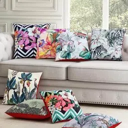 sej by nisha gupta Set of 8 Abstract Cushion Covers-picture-44