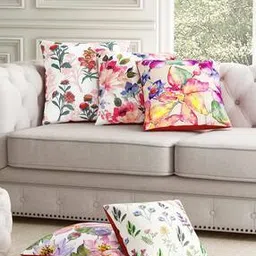 sej by nisha gupta Set of 5 Floral Cushion Covers-picture-22