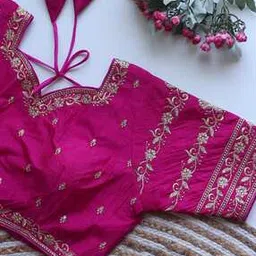 kalapati Women Embroidered Back Open Blouse-picture-36