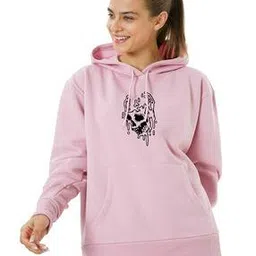 datalact Women Graphic Print Hoodie with Full Sleeves-picture-38
