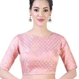 studio shringaar Floral Woven Back-Open Blouse-picture-21