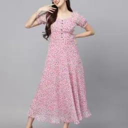 aayu-all about you Floral Print A-Line Dress-picture-14