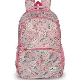 zipline Floral Print Backpack with Adjustable Strap-picture-18