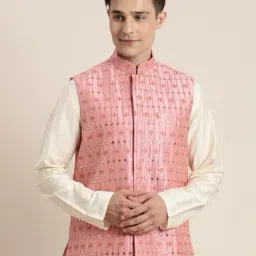 vastramay Men Embroidery Nehru jacket image 1