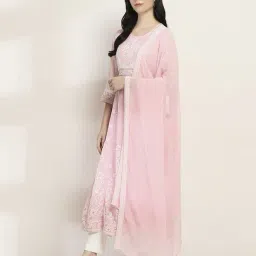 rangriti Women Dupatta with Embroidered Border image 1