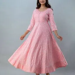 nishabd Floral Print Flared Kurta-picture-37