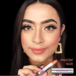 PERPAA Set of 3 Push Pop & Play Long-Lasting Moisturising Creamy Matte Lipsticks 3.5 g Each -Orange 193 - Red 196 - Innocent Nude 306 image 4