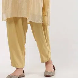 demoza Pleated Pants with Semi-Elasticated Waistband-picture-33