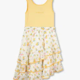 Girls Printed Tiered Dress-image-22