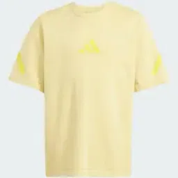 adidas kids Unisex J ZNE Logo Print Loose Fit Round-Neck T-Shirt-picture-11