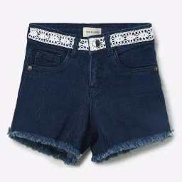 gini & jony Denim Shorts with Frayed Hems image 1