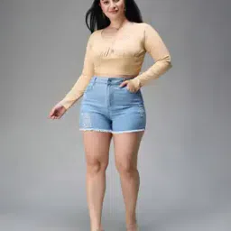 miss chase a+ Women Denim Shorts-picture-32