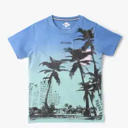 lee cooper Graphic Print Slim Fit Crew-Neck T-Shirt-picture-21