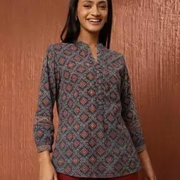 fabindia Women Printed A-Line Tunic-picture-17
