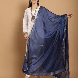 jabama Women Crepe Gota Patti Work Ethnic Dupatta-picture-11