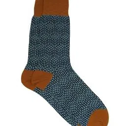 the tie hub Men Geometric Pattern Mid-Calf Length Socks-picture-14