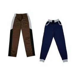 indiweaves Boys Pack of 2 Fitted Track Pants with Elasticated Waist-picture-34